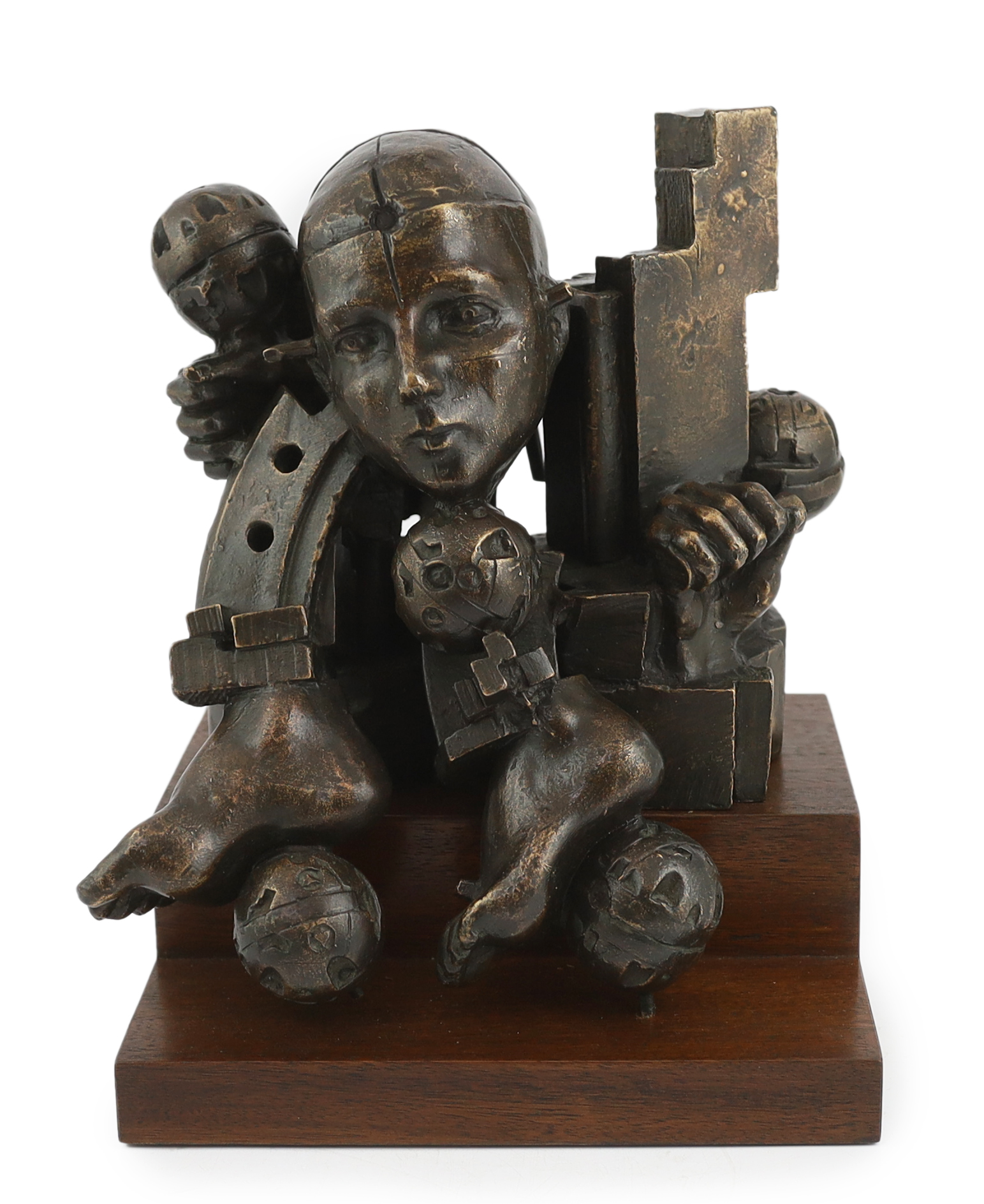 Sir Eduardo Paolozzi RA KBE HRSA (British, 1924-2005), a maquette for Great Ormond Street